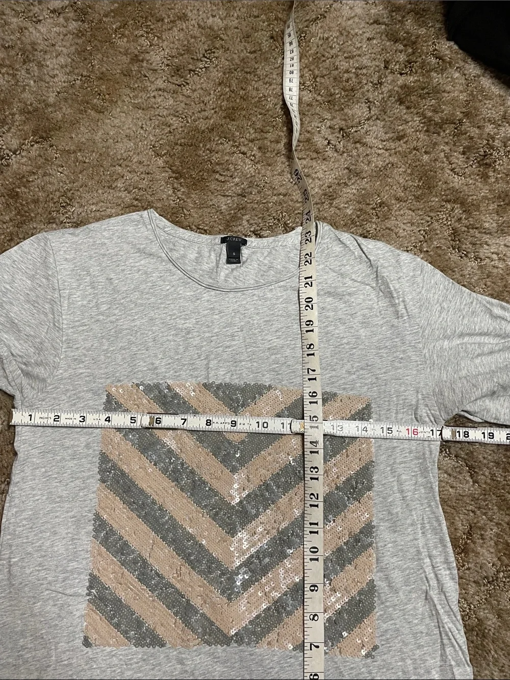 J.Crew Woman’s Gray T Shirt‎ Size Small